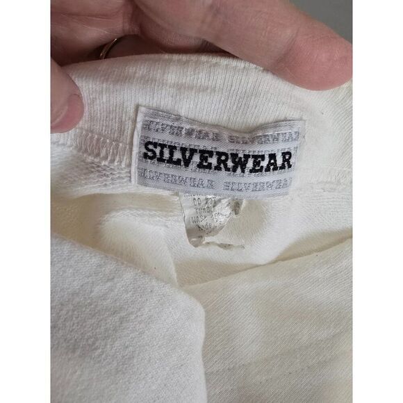 Womens Silverwear Ivory Cotton Sleeveless Zip-Up Vest Size L Swim cover - Picture 5 of 7